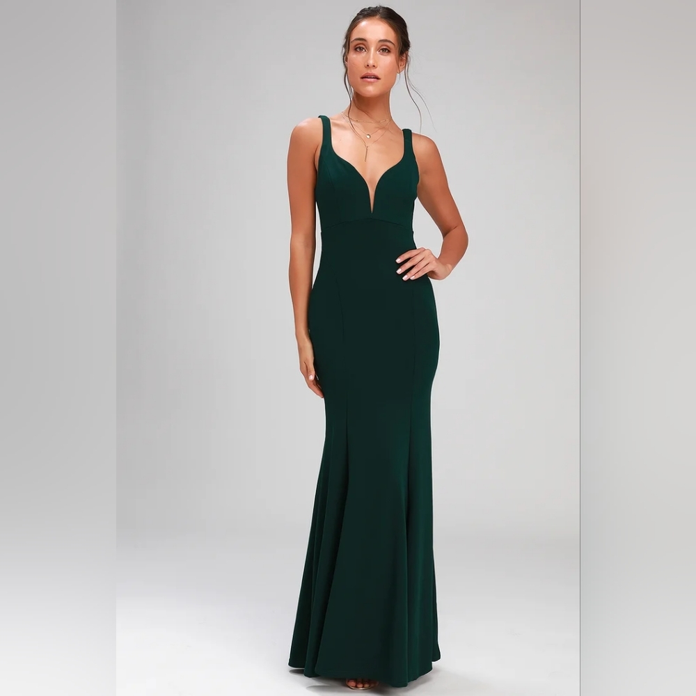 Aperitif Emerald Green Sleeveless Maxi Dress